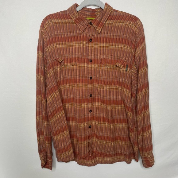 Royal Robbins Outdoor Clothing Mens Long Sleeve Button Down Size L - Picture 1 of 6